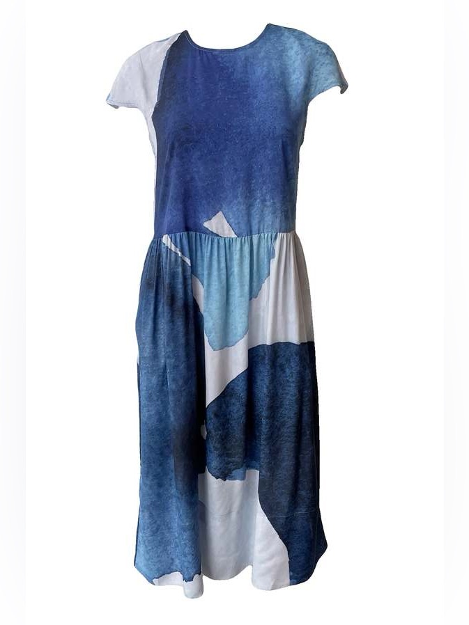 No. 6 Mann Dress In Blue Water